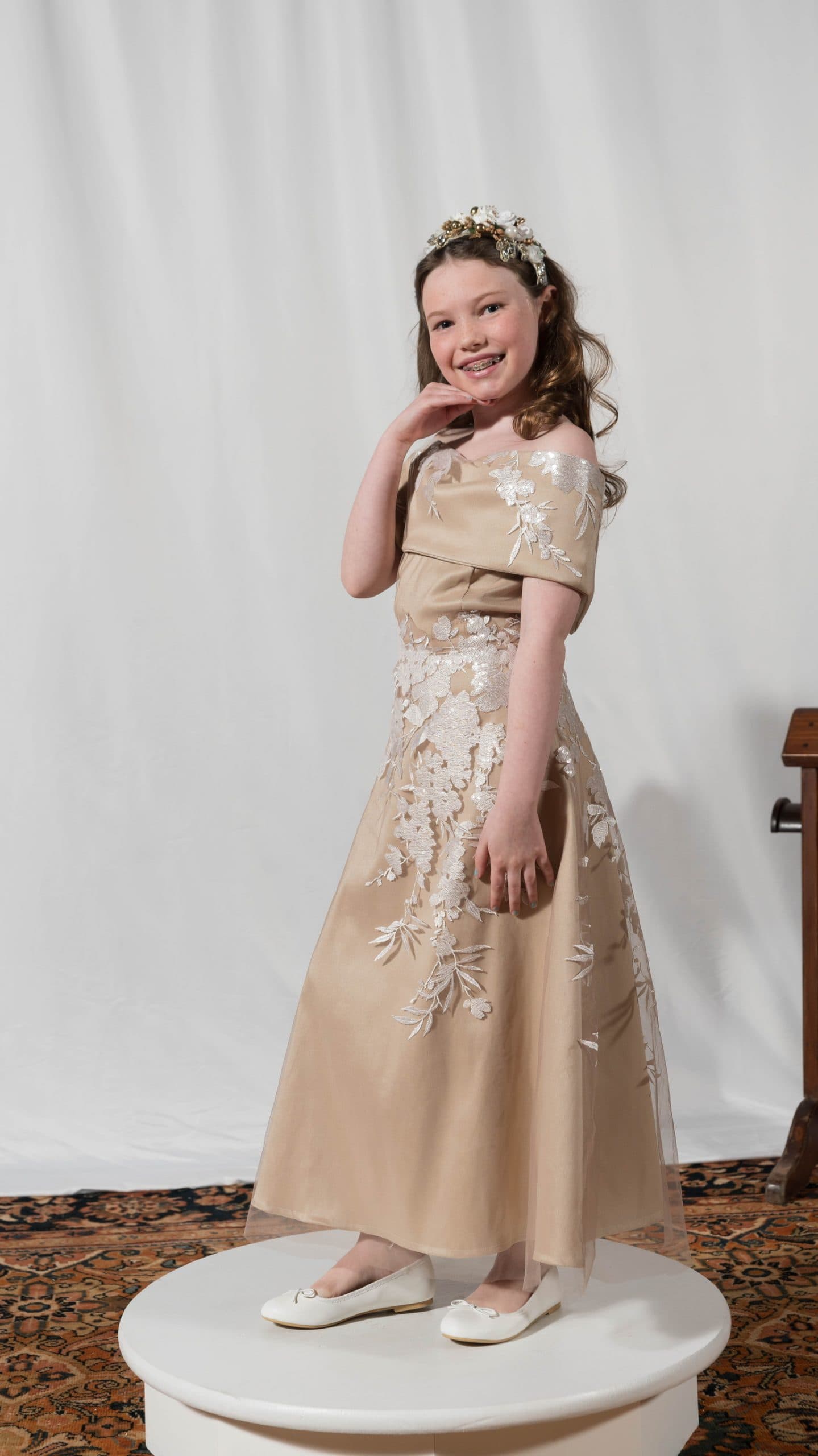 Celestial collection look 7, from the Nicole Pink runway