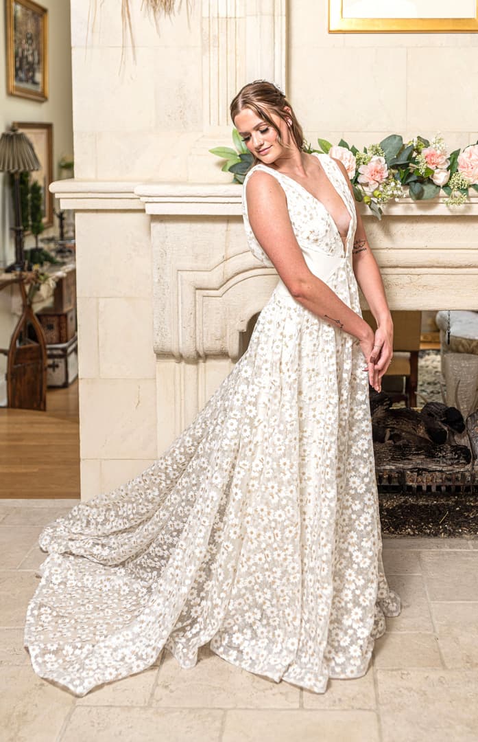 Daisy, a gown from the Fleur collection
