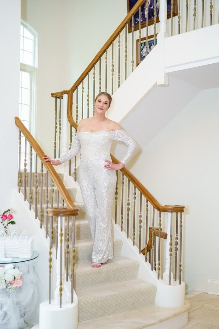 Freesia, a gown from the Fleur collection