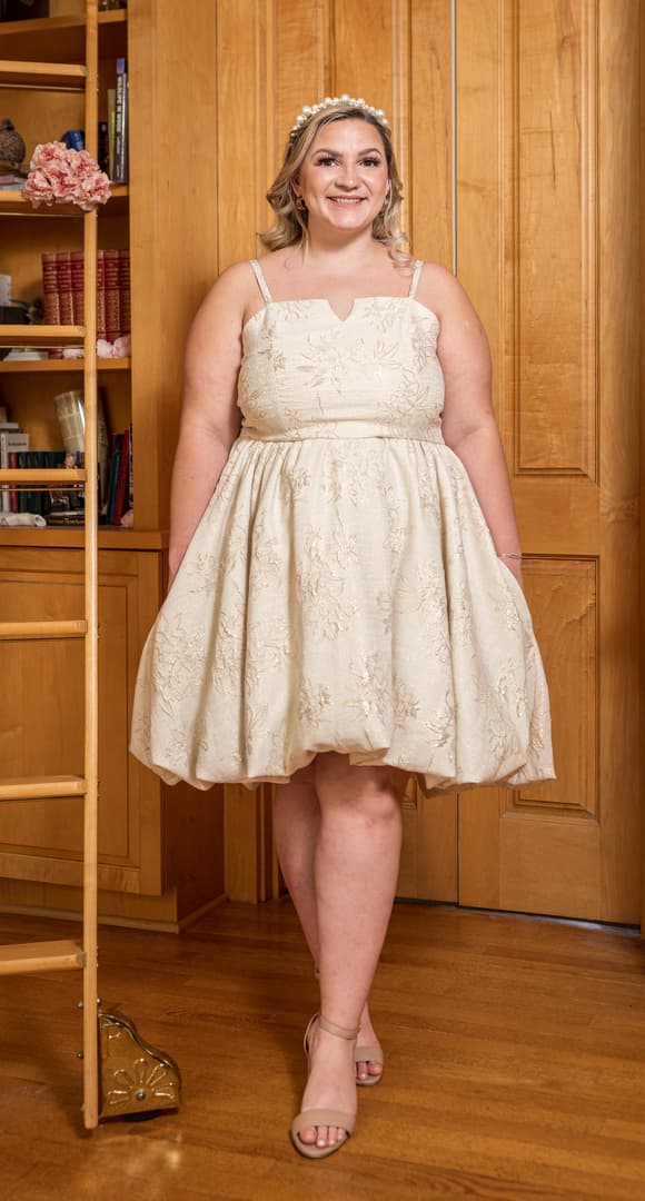 Peony, a gown from the Fleur collection