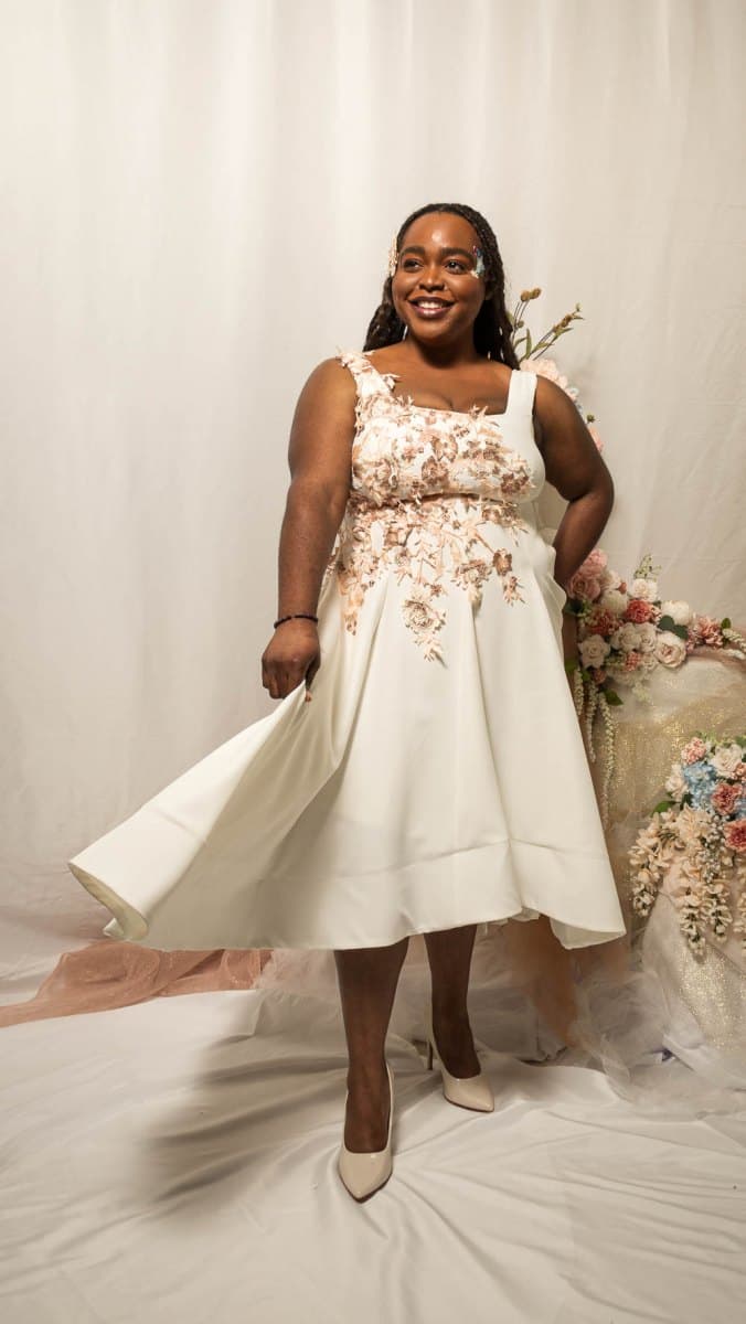 Miel collection look 1, from the Nicole Pink runway