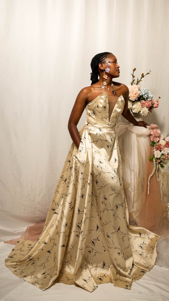 Miel collection look 13, from the Nicole Pink runway