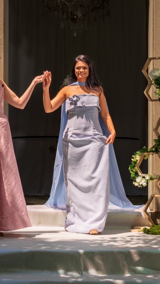 Miel collection look 11, from the Nicole Pink runway