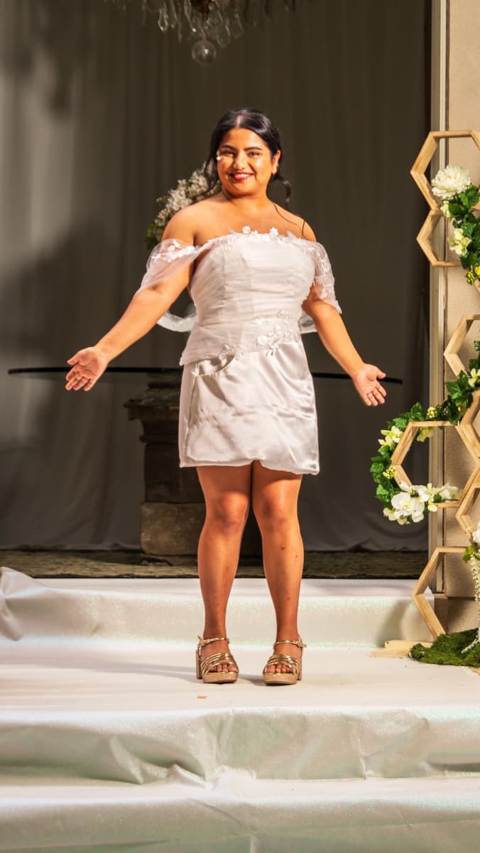 Miel collection look 8, from the Nicole Pink runway